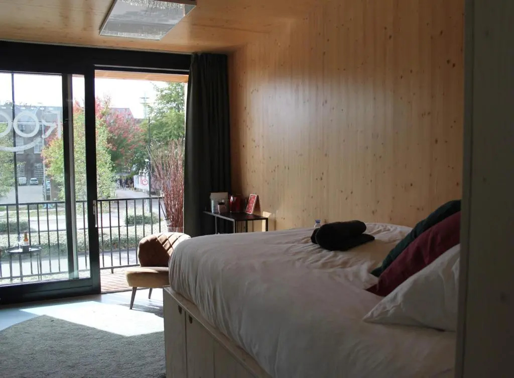 Studio with balcony