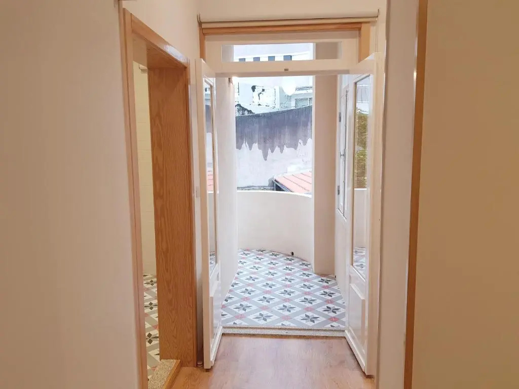 Studio with balcony
