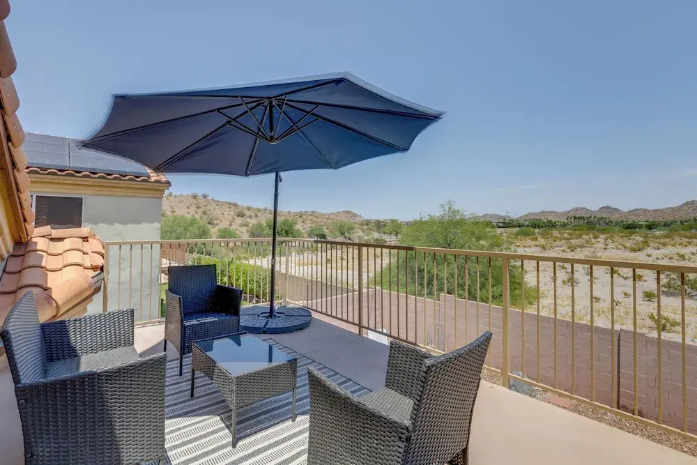 Heated Pool & Lake Views: Goodyear Getaway