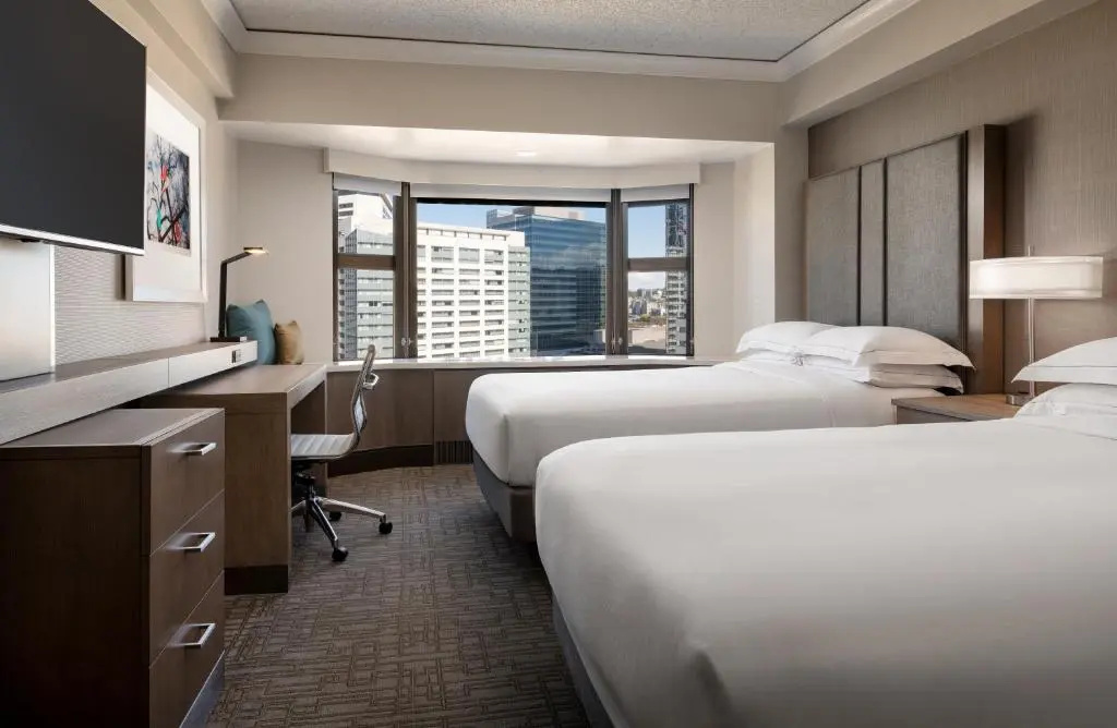 Exec Floor Double room with city view (twin beds)