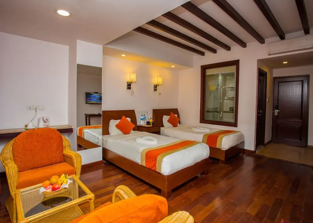 Deluxe Double room with garden view (twin beds)