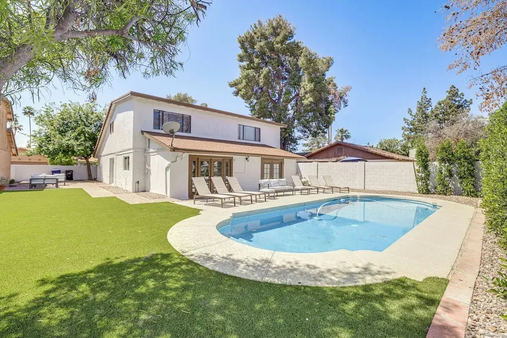 Private Pool & Patio: Spacious Tempe Retreat