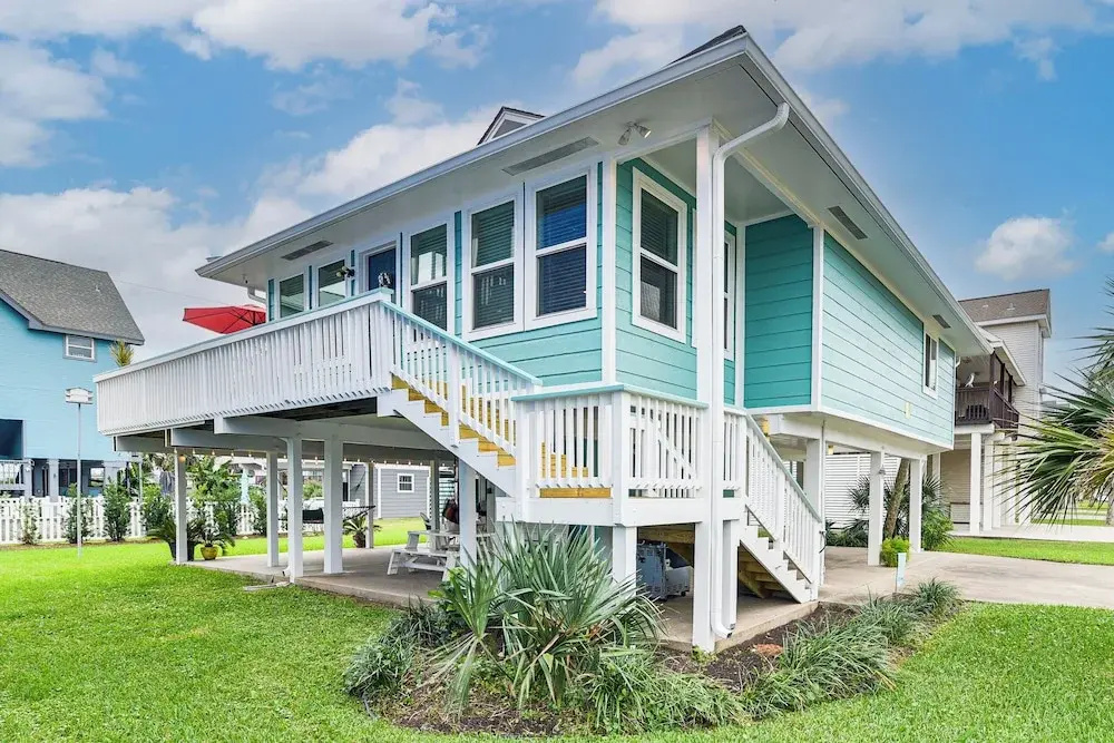 Steps to Pirate Beach: Galveston Home w/ Deck!