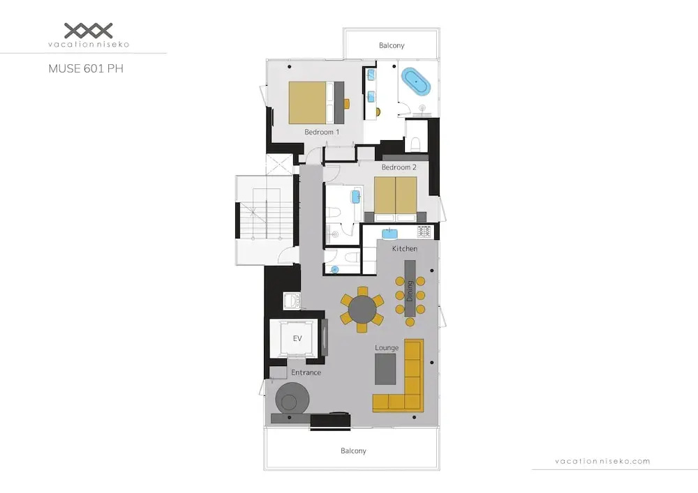 Standard Penthouse room with balcony