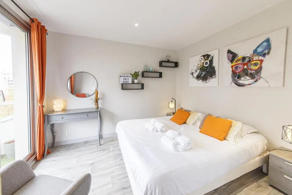 Chic Appartement, vue sur parc au calme