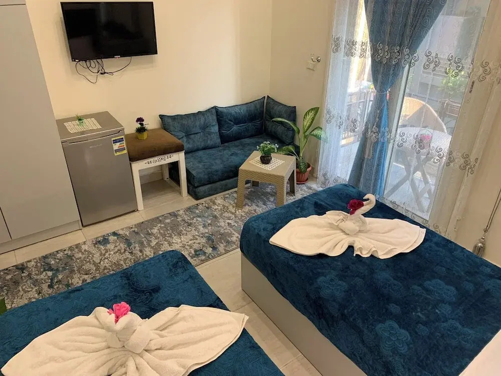 Deluxe Double room with balcony and with city view (twin beds)