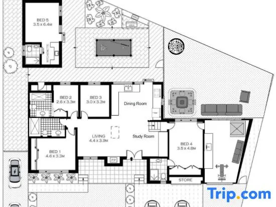 5BR Family Retreat| Spa, Sauna | Sleeps 12 Miranda