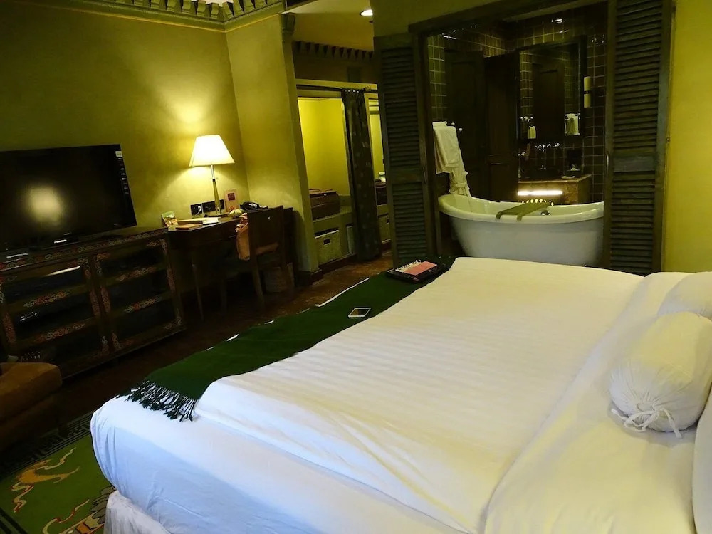 觀景標準雙人房，配有雙人床