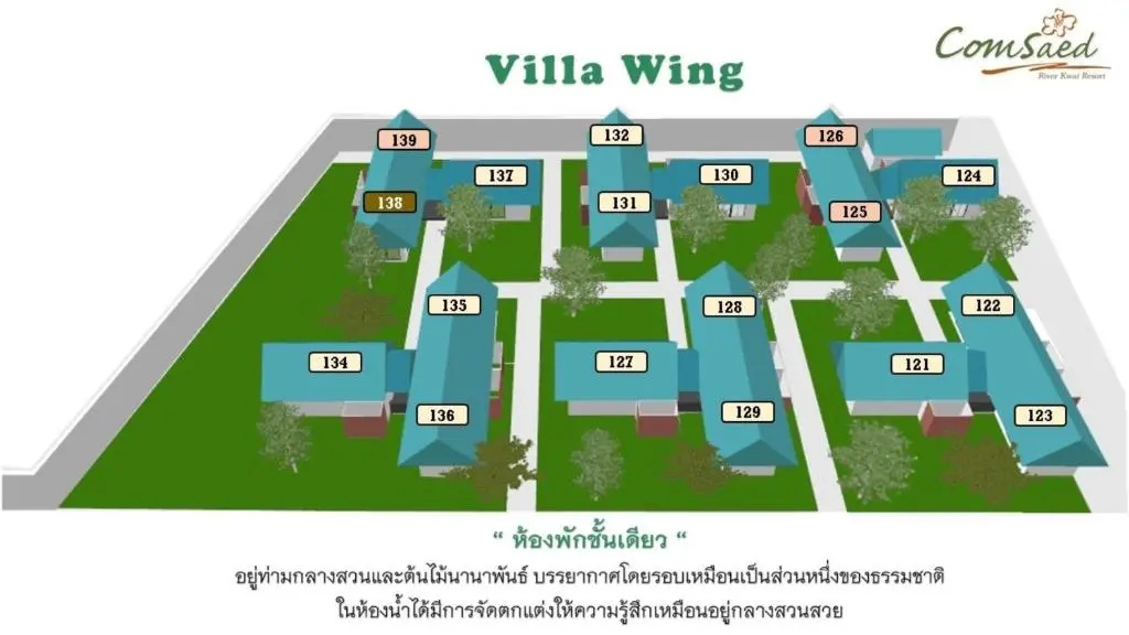 Comsaed River Kwai Resort - Chambres