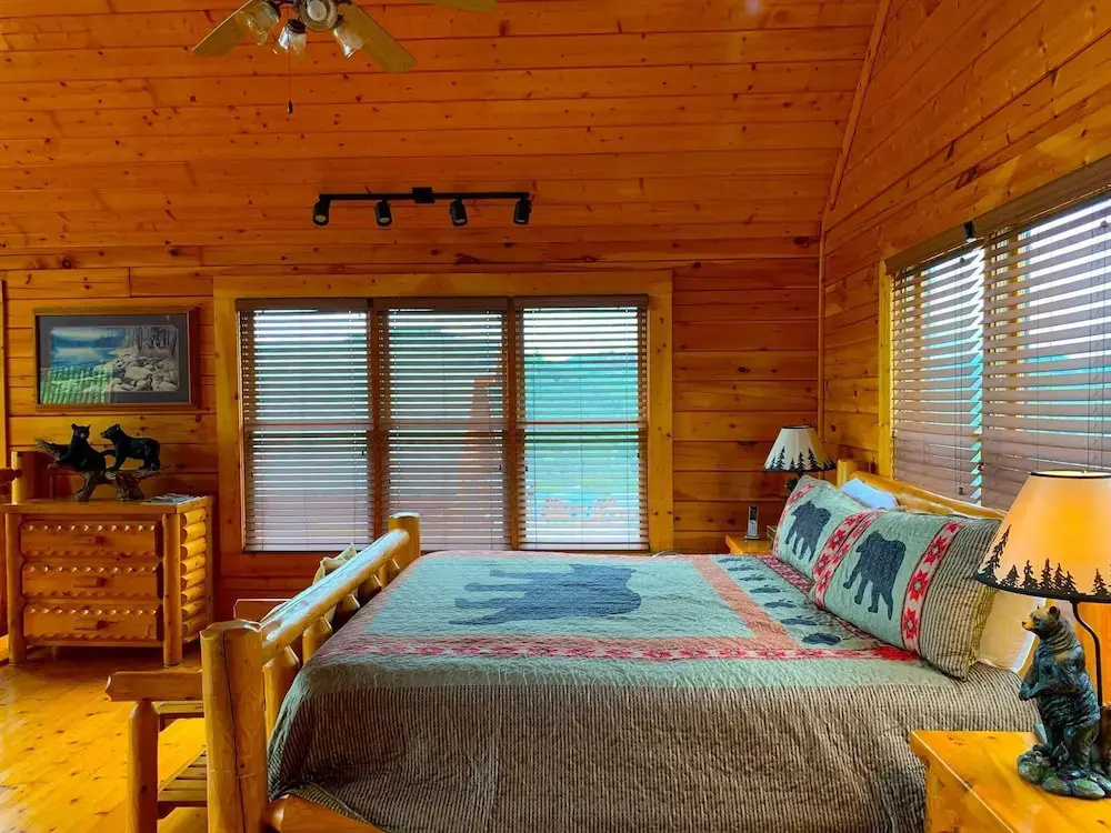 Cottage with balcony