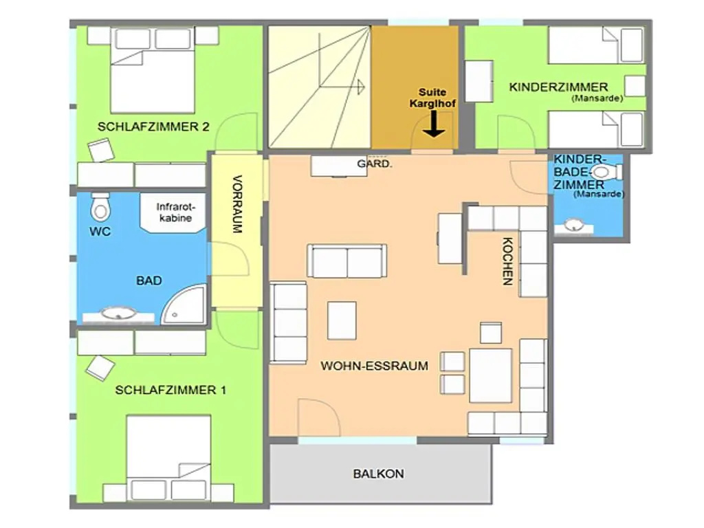 3 Bedrooms Apartment