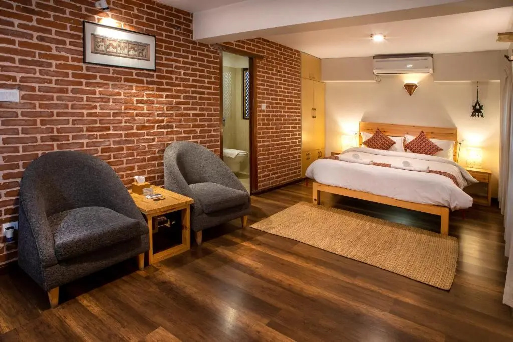 Standard Double room with garden view (full double bed)