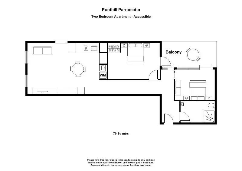 2 Bedrooms Apartment with balcony