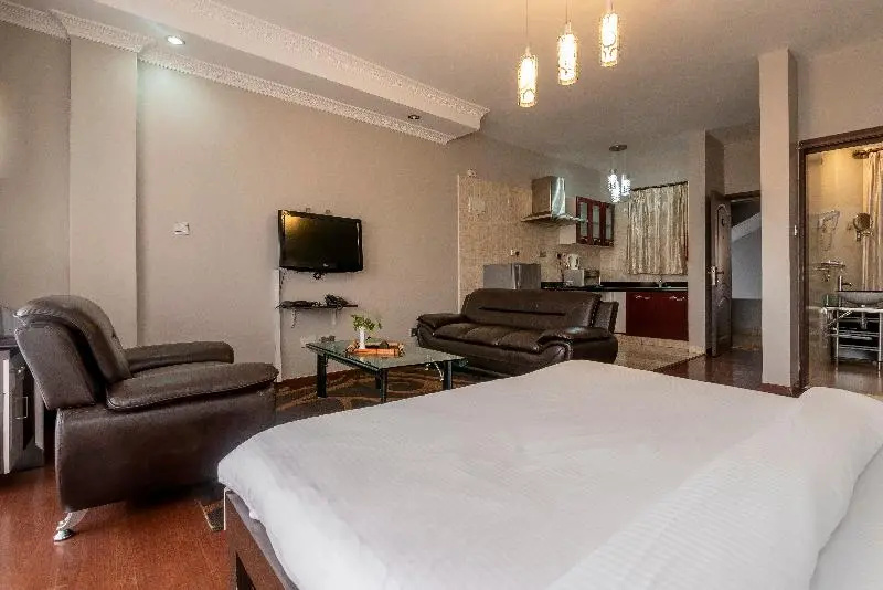 Deluxe Studio with balcony and with land view
