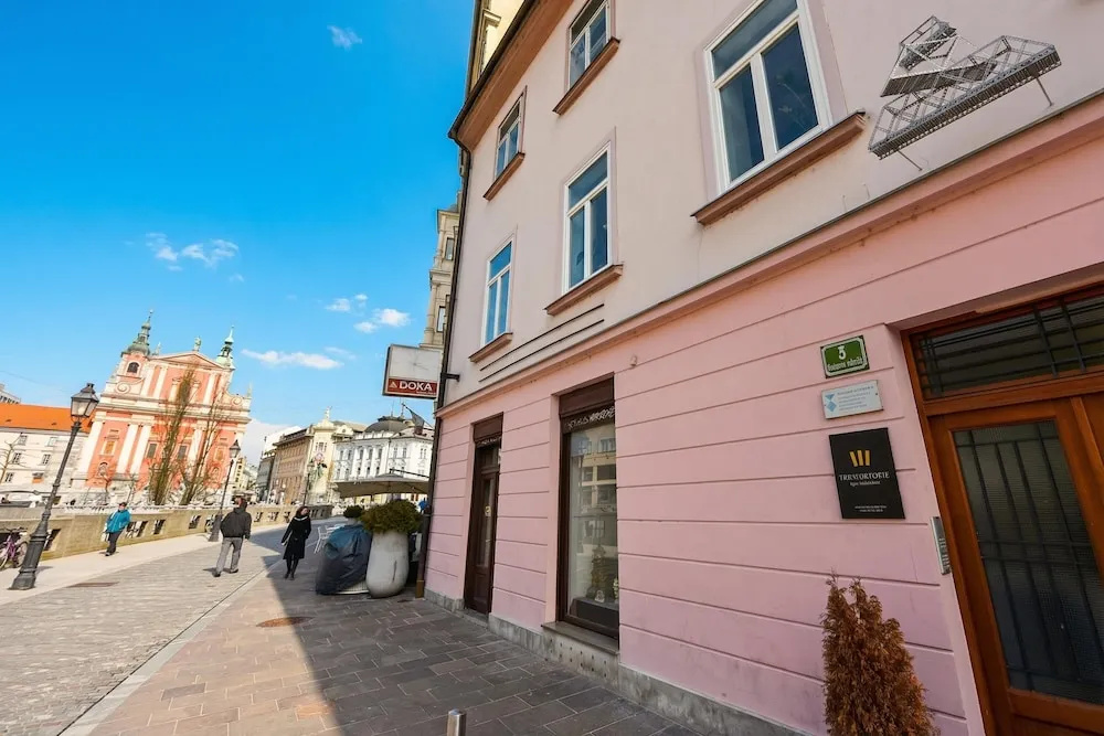 Tromostovje In Heart Of Ljubljana