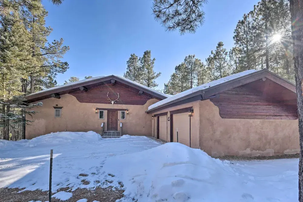 'altitude Adjustment' Angel Fire Cabin w/ Deck