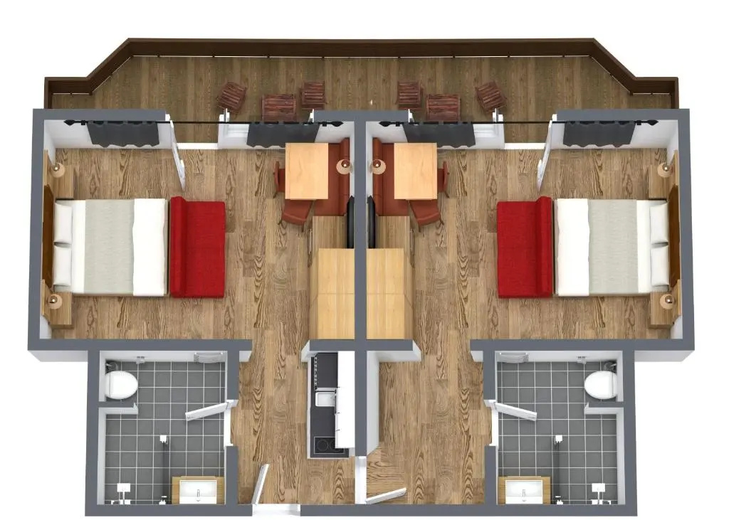 2 Bedrooms Apartment