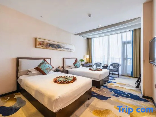 Двухместный номер Standard с видом на канал 2 отдельные кровати в Dunhuang Hanhua International Hotel