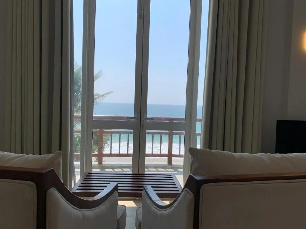 Deluxe Double room with balcony and with sea view (full double bed)