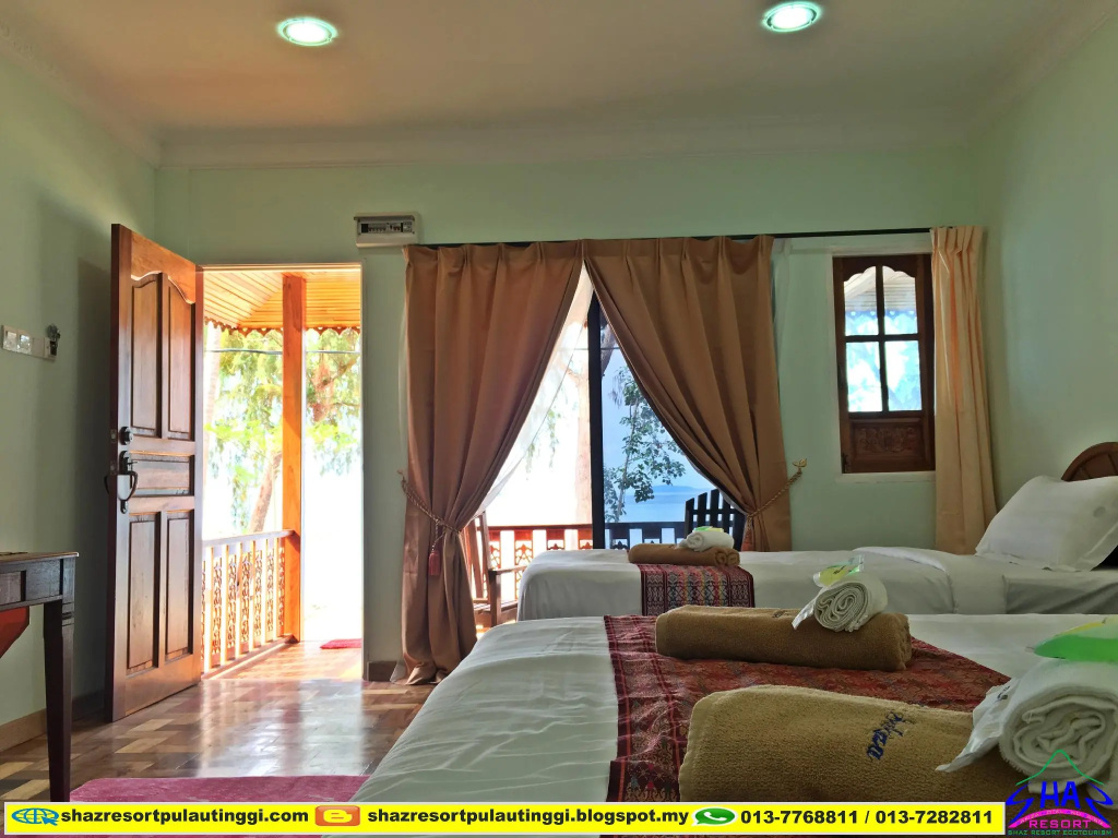SHAZ Resort Pulau Tinggi - Chambres