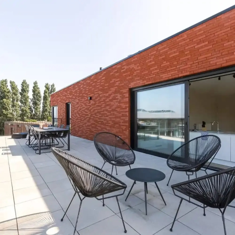 Spacious Apartment With Beautiful Terrace Near Ghent