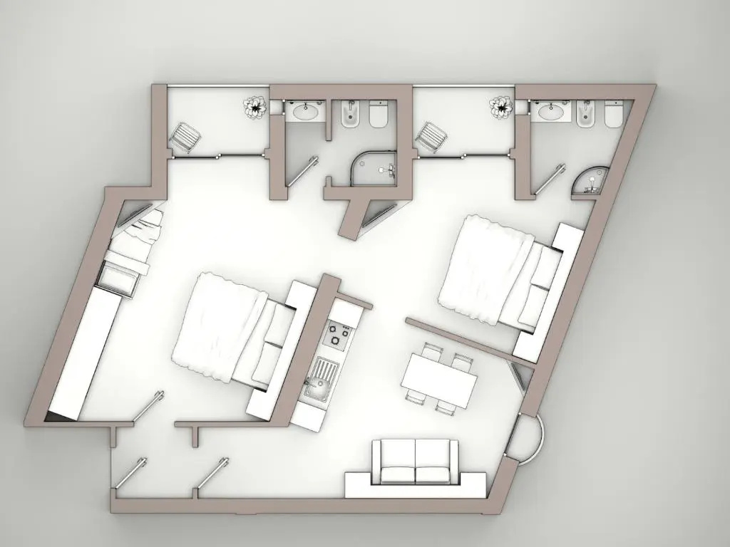Residence Continental Resort - Chambres