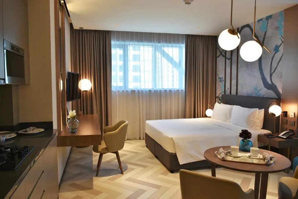 Двухместный номер Deluxe (двуспальная кровать) в Millennium Place Barsha Heights Hotel