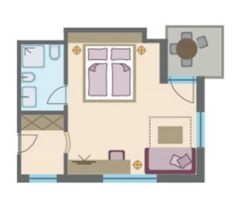 Suite with balcony