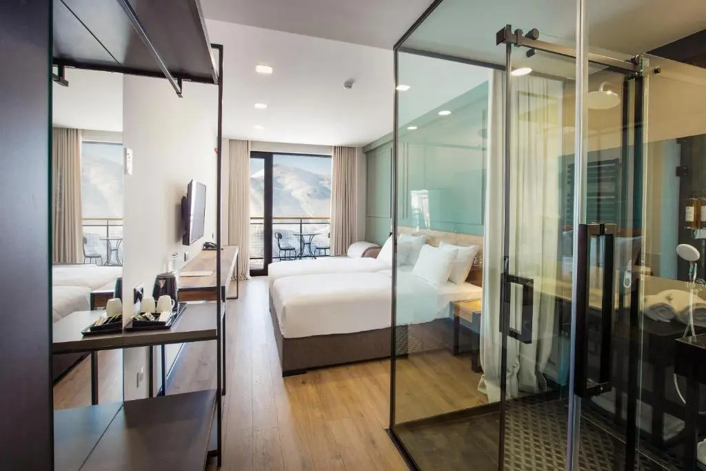 Superior Double room with mountain view (full double bed)