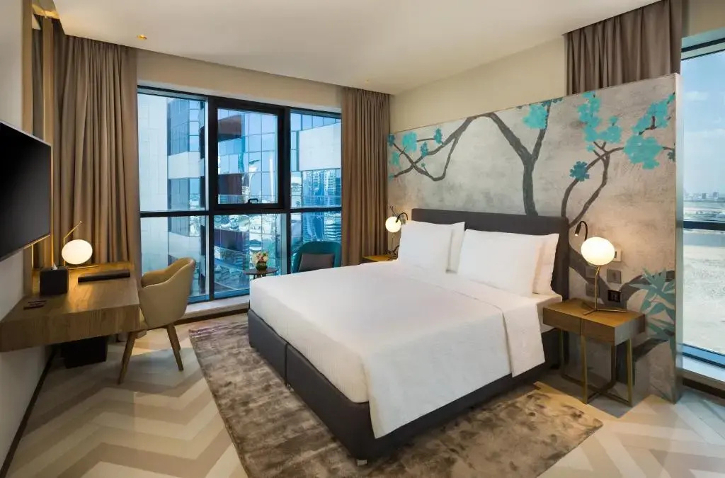 Двухместный люкс Club Access Sky Deluxe c 1 комнатой (двуспальная кровать) в Millennium Place Barsha Heights Hotel