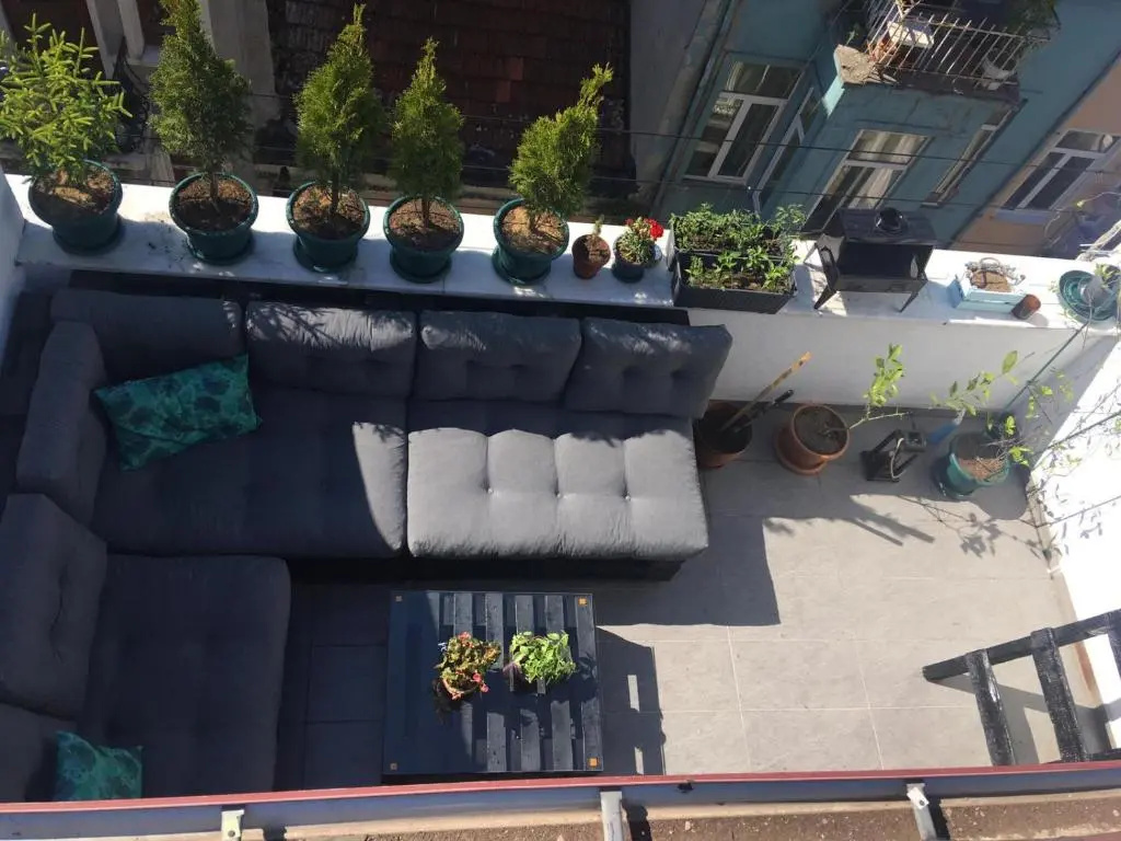Duplex with terrace in center,5mn walk to Istiklal