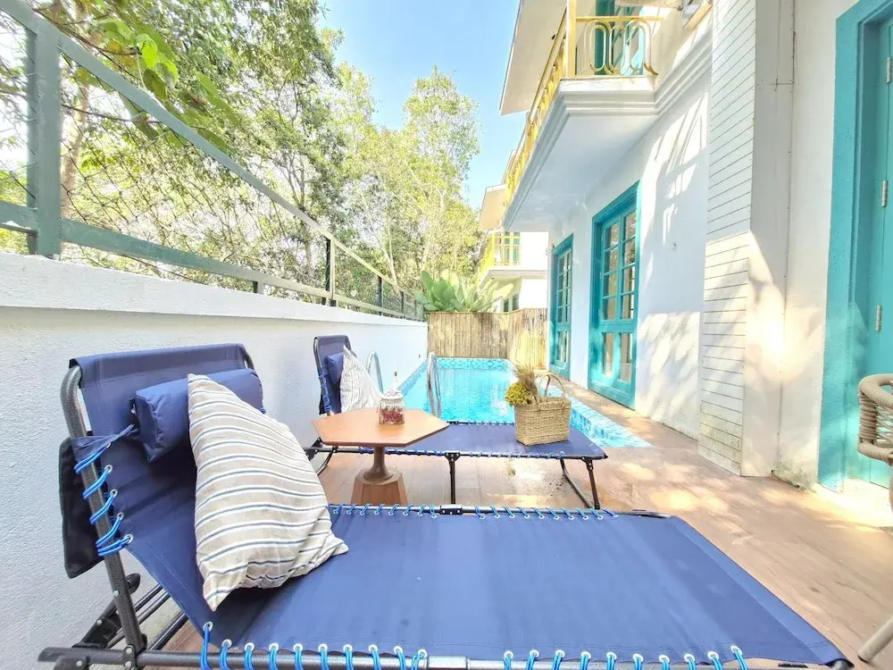 Villa in Siolim Near Morjim Beach