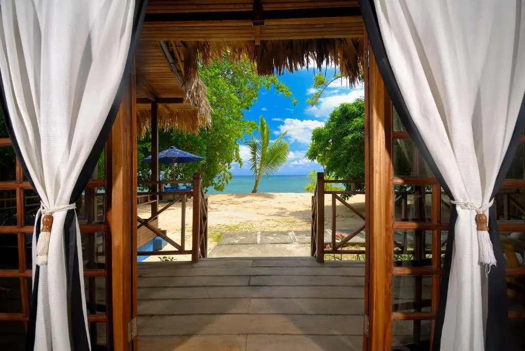 Villa beachfront