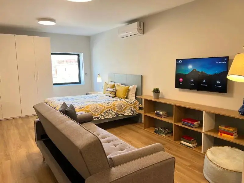 Studio with city view