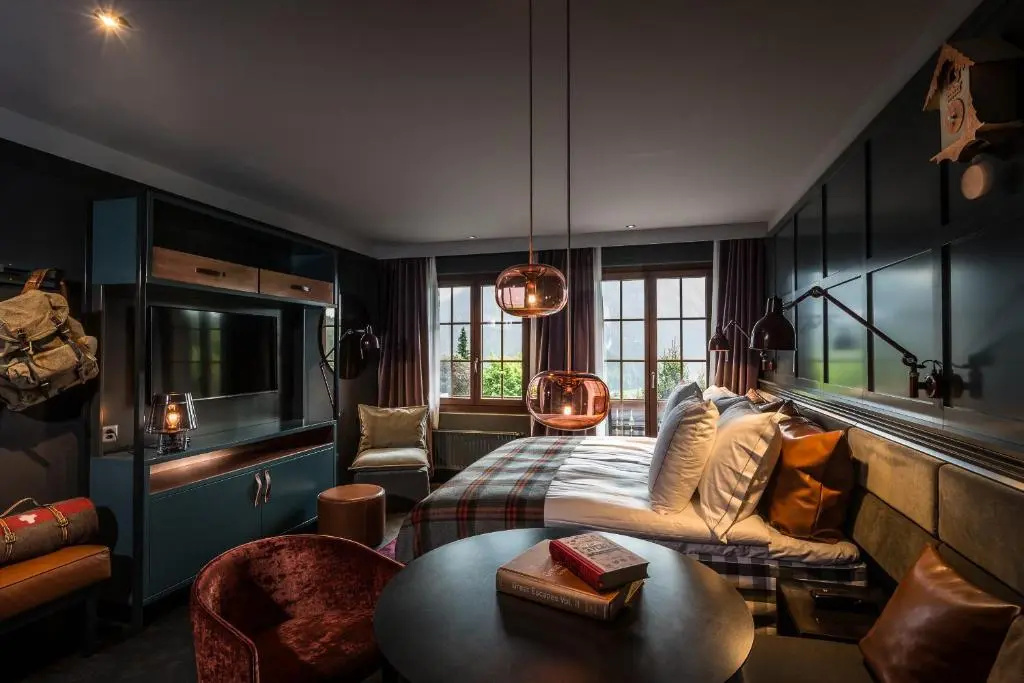 HUUS Gstaad - Chambres