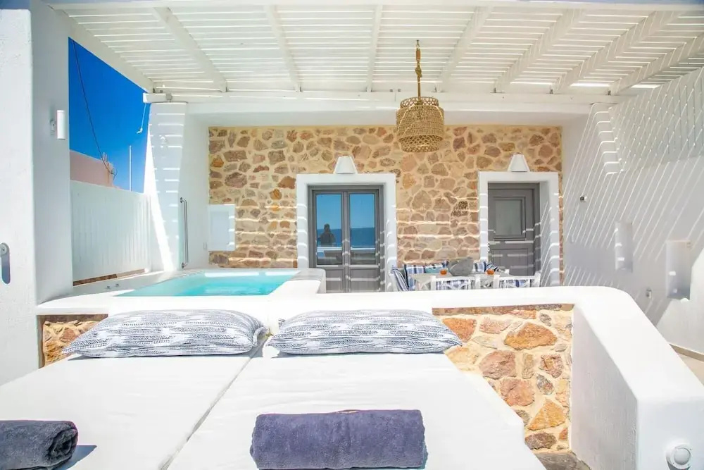 Aegean Melody Suites Santorini Elegant Suite With Outdoor Private Heated Jacuzzi