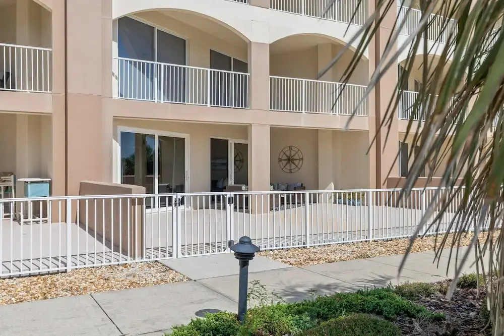 Oceanfront Condo With Large Patio, Direct Water Access, Pool, Central AC, & W/D