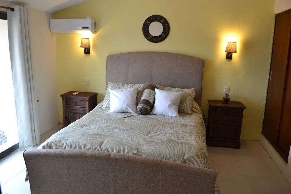 雙人套房，花園景觀，雙人床