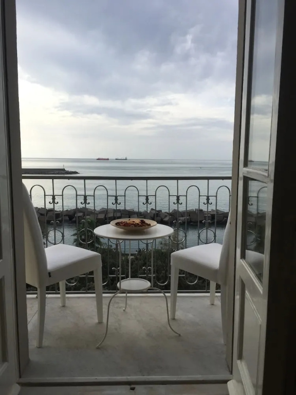 Comfort room with balcony and with sea view