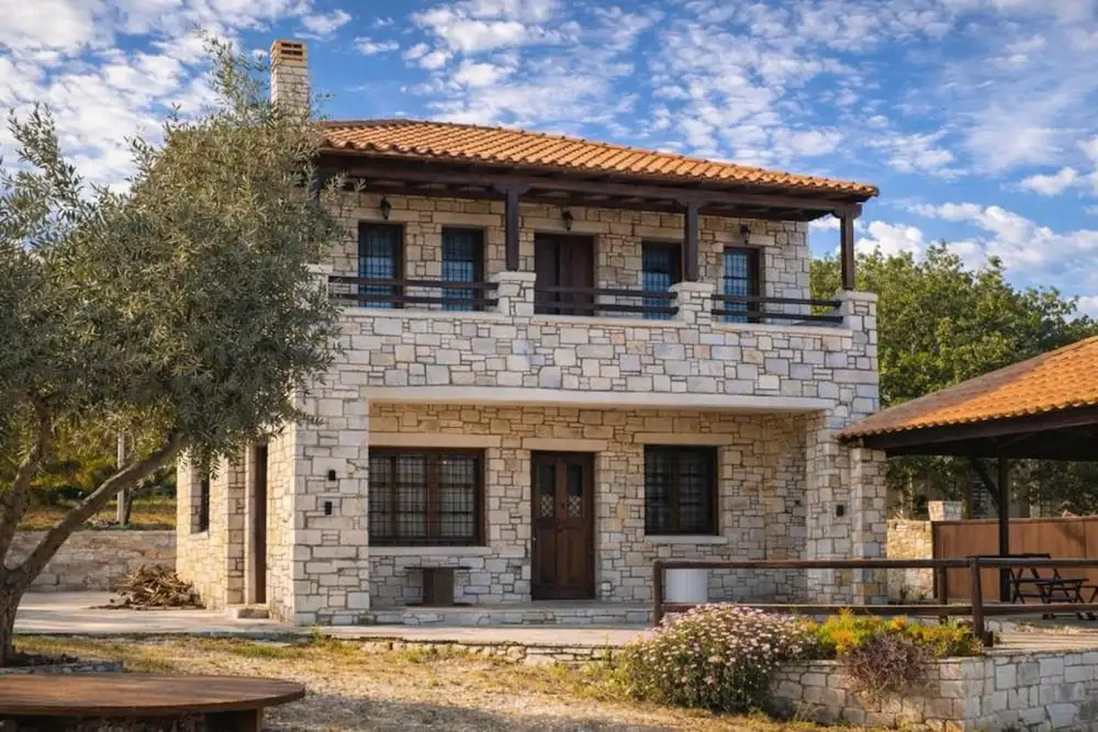 Stone Villa Monolia With Sea View