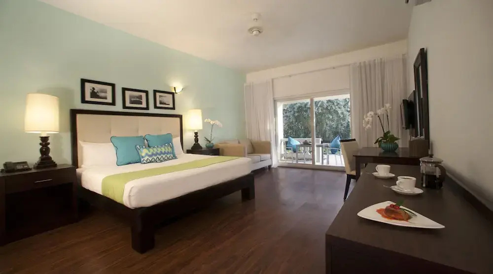 Double Junior Suite with garden view (full double bed)