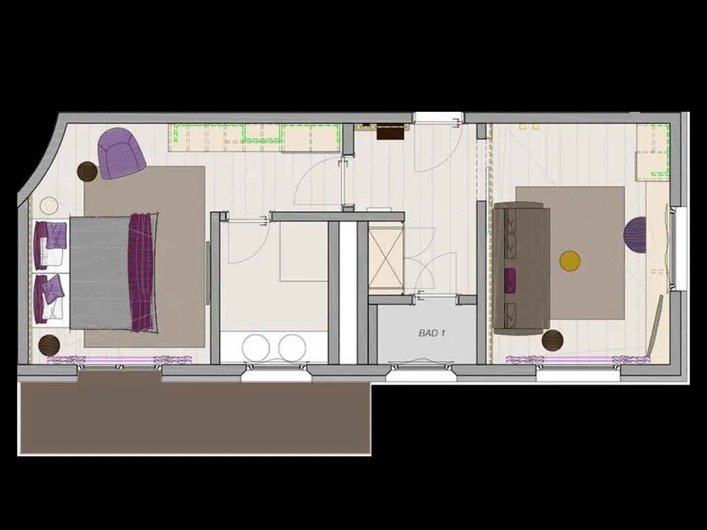 Suite with balcony