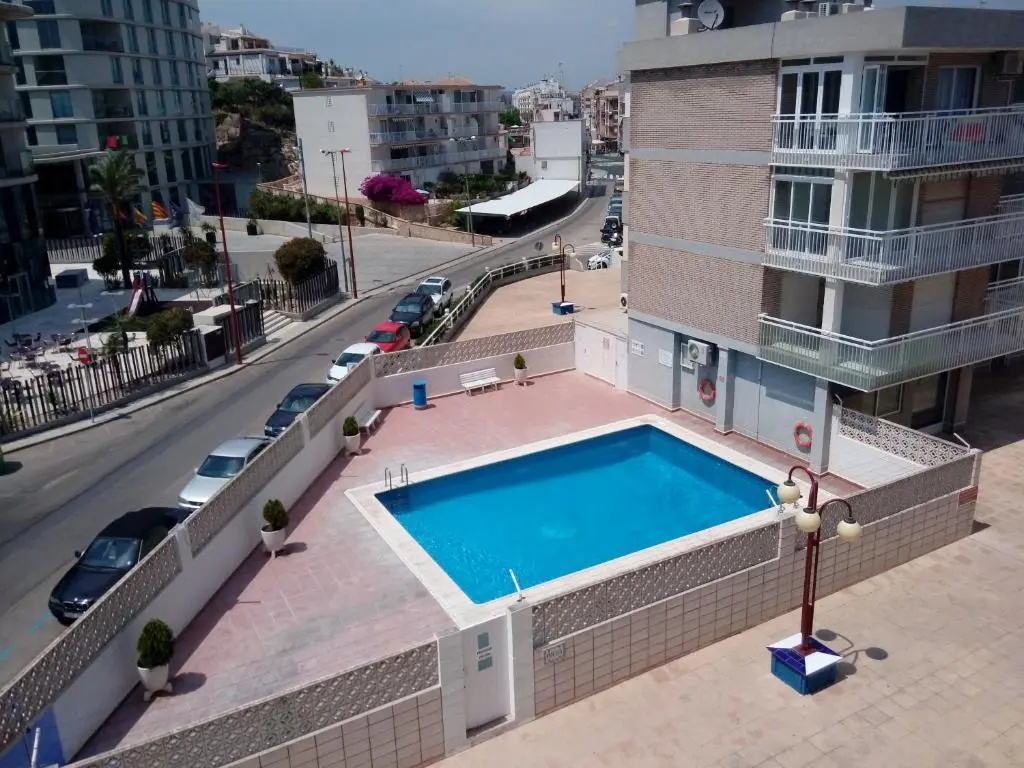Apartment with pool view