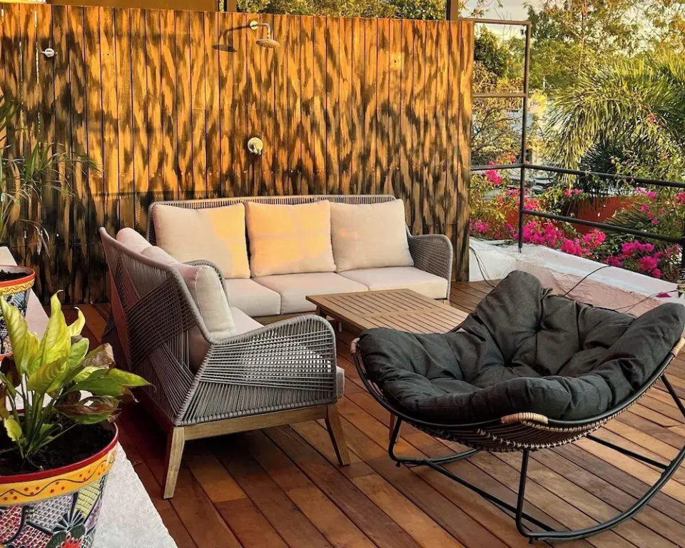Standard Double room with balcony and with pool view (full double bed)