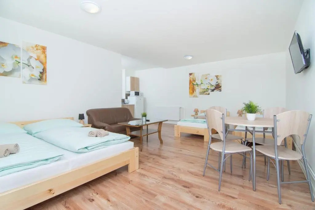 Studio with garden view