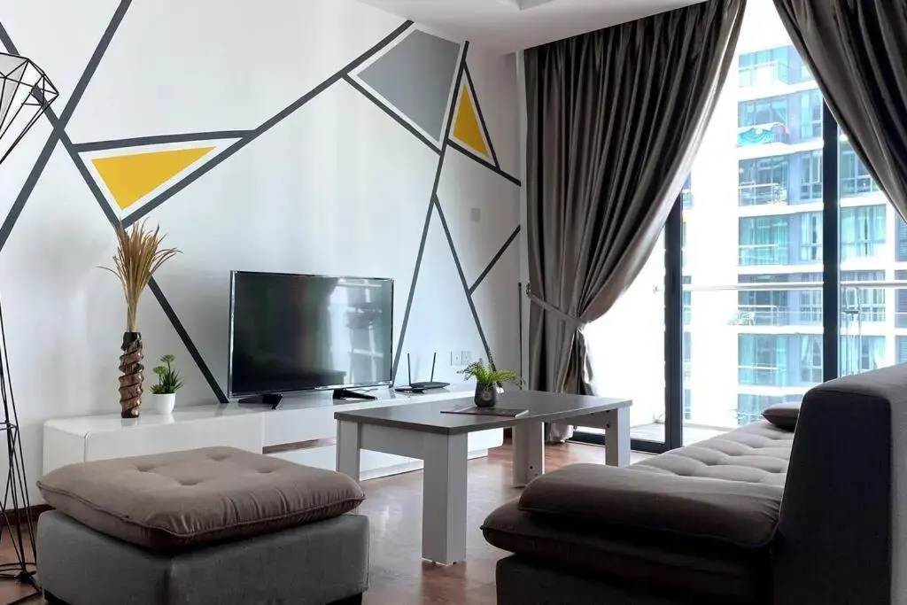 #2.1 Jazz Suites Large Bed Vivacity Kuching 3rooms