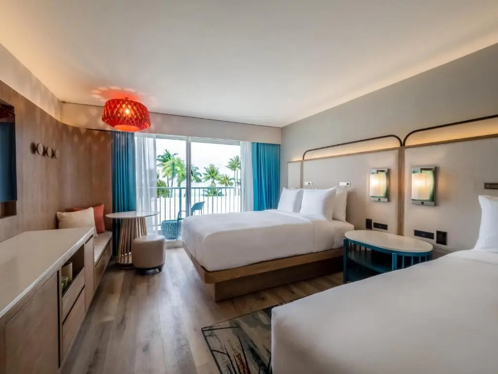 Premium Quadruple room with garden view