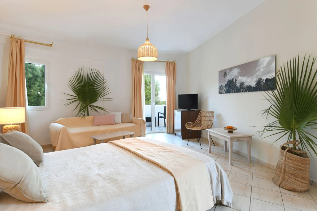 Superior Double room with garden view (full double bed)