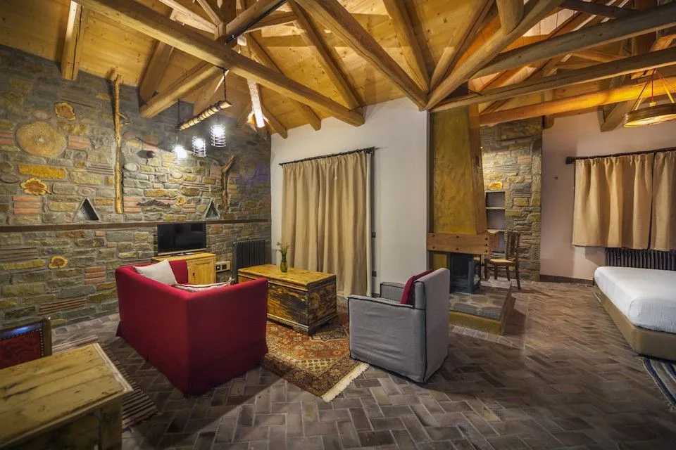 四人别墅，雙人床