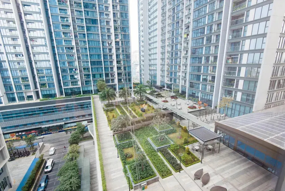 Apartment with residence